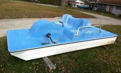 older paddle boat $70 or TRADE ME FOR SOMETHING Let me know what you have. Great winter project Needs some fiberglass work, and some TLCCall me. David. 574-606-8199. MAKE ME and OFFERListing originally posted at http