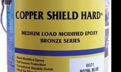 COPPER SHIELD HARD outperformed Interlux Fiberglass Bottomkote, Pettit Unepoxy, West Marine Bottomshield, Sea Hawk SharkskinNew and Improved Copper Shield Hard provides full season antifouling protection against barnacles, algae and hydroids in salt and