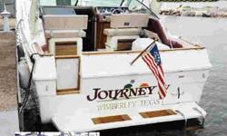 1985 Sea Ray Weekender
1985 Sea Ray
30' Weekender With Cabin
Sale Price Now $10,000
Will Consider Trades For
Car or Truck
If you're looking for the perfect weekend getaway, then you can't go wrong
with buying this beautiful Sea Ray! When I can take time