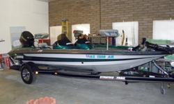 1995 Stratos D/C Bass Boat, 150HP Johnson excellent condition. Fish finders front and rear, live well front and rear. 24 volt trolling motor, battery charger, radio/cd player, Looks almost like new. Call Ron 602-697-5029. Boat is located in Payson, AZ