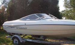 Hello, I am selling my 2003 stingray 180ls boat. I didn't want to but due to having another baby I just can't afford it anymore. It is a great boat with 65hours and runs like new. Changed all fluids and oil on my own seasonally. Interior is in great