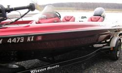 2000 Triton TR 186 with an Evinrude 150 and trailer. Extras include a custom boat cover, trolling motor and 2 fish finders. Call Jeremy at 315-587-9767 for more information.