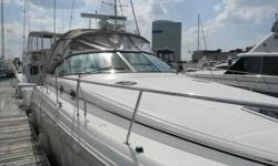2003 Sea Ray 36 SUNDANCER SELLER READY TO GO NEEDS BUYER COMPARE PRICES A TON OF BOAT !!!!!!LITTLE PRICE!!!!!TWIN V-DRIVE HORIZON INBOARDS 8.1L (T-370 PHP), TAN CANVAS/BLACK & GOLD STRIPING, BLOSSOM CHERRY FINISH INTERIOR, DASH COVER, AUTOPILOT-ST7001,
