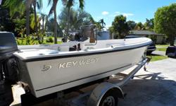 Key West 1720 Pro center console boat for sale. 2008 purchased new in 2009. Excellent condition with live well and front locker with a cushion for the top. Bimini with cover.90 HP 2 stroke Yahama motor. Motor has 144 hours and has been well cared for and