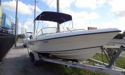 2003 SEA FOX
205 DUAL CONSOLE
POWERED WITH MERCURY 125 EXLPTO
INCLUDES BIMINI TOP AND TRAILER.
$12,500
COME SEE IT IN PERSON AT PELICAN MARINE CENTER 13323 US HWY 19 HUDSON, FL 34667
OR CALL 727-863-5409 WITH ANY QUESTIONS.