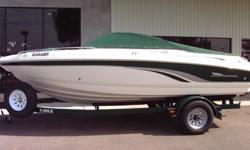 2001 Chaparral 180 SSi, Mercruiser 4.3L 190 HP,
Beautiful boat with low hours only 127 hours, Depth finder
am/fm CD stereo
Stereo remote
Glove box
built in ice chest
carpet
tonsof storage
bimini top
bow and cockpit snap covers
swing away tongue
new