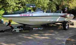 I have a absolute showroom condition 2008 Triton 17 Explorer bass boat for sale. It has always been garage kept and very well maintained. It is 17' 6" in length, and is pretty much loaded out. It has a 90 horsepower ELPTO Mercury 2-stroke outboard that is