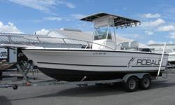 1997 Robalo 2120 Center Console powered by a 2006 Mercury 150hp EFI outboard engine with stainless prop. Electronics and Nav equipment include