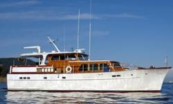 Designed and built by renowned shipwright, Henry C. Grebe, the wonderful 55-foot classic motor yacht, Elegante was first launched from his Chicago shipyard in 1964. Grebe, father and son, are regarded as one of the premier builders of wooden motor yachts