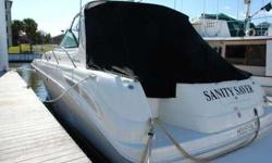 2001 Sea Ray 41 SUNDANCER This beautiful Sea Ray Sundancer has a spacious two stateroom two head interior. Powered by twin 8.1 S Horizon MerCruiser V-drives. Interior features include a galley that is not only efficient (with a full size refrigerator) but
