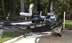 Purchased in May and priorities have changed. This boat and motor have about 10 hours of use, have been flushed, washed and waxed after each use. The motor warranty is transferable and can be done through any Yamaha dealer. This boat is ready for the