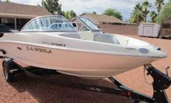 2009 Sea Ray 175 Sport Open Bow Boat -- Only 31 Hours Yes, this boat almost brand new with only 31 hours on it! 17.6' Long, 3.0 4 cyl. 135 Horse Power, Mercury Outdrive, power steering, Sony detachable face am-fm CD player with 4 speakers -- Satellite