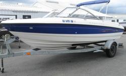 2006 Bayliner 195 BR Runabout powered by a 2006 Mercruiser 4.3L Inboard/Outboard engine. Options include