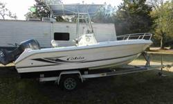 2004 Cobia middle console boat, 19.5', GPS, fish finder, marine radio, Cd system, Am fm stereo, lots of storage space/compartments, Yamaha 150 motor, low hours, runs well! $15,000.00 912-531-5581 .See item listed at http