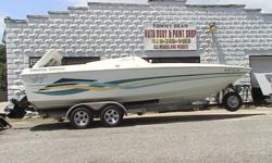 Boat is in Excellent, 30'hours on motor 454ci 350hp, interior is excellent, drop down bolster seats new Bravo 1 outdrive all stainless steel manifold and risers Call Tom at 410-388-0018 Clear Title's No Leans
