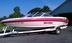 1998 Mastercraft Ski Boat, Maristar 200 VRS in good condition. Stored in garage and only used in fresh water lakes. Runs great. 21ft, 388 hrs, 350V8 305 HP, Teak swim platform and rear cushioned sun deck. Ski pylon. Ski and ample storage. Trailer