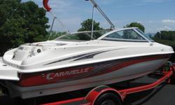 2007 Caravelle LS 187 Bow Rider with trailer. Less than 50 hrs on this like new boat. The 4.3 Merc runs perfect and is easy on gas. Used on Douglas Lake and garage kept. Features include