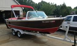 1960 Chris Craft Cavalier 18' with original Chevy 283 engine. Boat was restored two years ago and is in great looking and running condition. All damaged wood has been replaced and bottom of hull is fiberglass below the splash rail. Repainted and stained