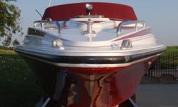 Year: 1982Use: Fresh Water Make: Falcon RolyaleEngine Type: Twin Inboard/Outboard Type: Off ShoreEngine Make: Mercury Engine Length (feet): 36Engine Model: 454 Beam (feet): 8Primary Fuel Type: Gas Hull Material: FiberglassFuel Capacity (Gallons): 101-150