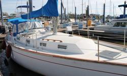 This 1982 Morgan 383 is a Ted Brewer designed sloop with sail-anywhere ability. She is a quick yet comfortable sailing vessel with a strong offshore pedigree. She has been outfitted for cruising with a solid set of electronics and gear. She sleeps seven