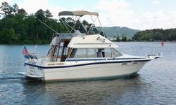 Type of Boat: Power BoatYear: 1985Make: BaylinerModel: Command Bridge ContessaLength: 28Hours: 1590Fuel Capacity: 125Fuel Type: GasEngine Model: Twin 125hp Volvo/PentaSleeps how many: 4Number of A/C Units: 1Max Speed (Boat): 18Cruising Speed (Boat):
