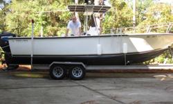 1985 Anacapri V-260 Professional 25' CC, 2002 Twin Mercury 200 2-Stroke Engines (380 Hours), Trailer As Shown Included In Sale. This boat comes with a Garmin GPS Map 130, Hummingbird Matrix 12 Fishing System, Shimano TLD 25's, Penn Senator's, trolling