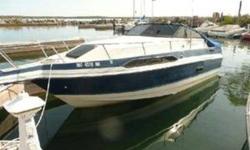 734-765-5064 1986 Regal Ambassador 233 XL cabin cruiser. 23.3 ft. overall length 25 or so ft, aft cabin, stove, refrigerator head with shower, fish/depth finder ship to shore radio, fresh water , two Bimini tops, camper cover and shore power. This is a