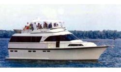 1989 53' OCEAN Motor Yacht FBMYSpecifications53' Length / 17.5' BeamDimensionsDisplacement: 64,000EnginesTotal Power: 735TanksFuel: 750 Fresh Water: 300Detailed WalkthroughThis is a four State Room Yacht with the best utilization of space for any yacht 53