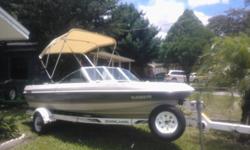 1990 16ft Forester Fantom. 2.3L OMC. RUNS GREAT. MOTOR IS BONE DRY. DOES NOT LEAK AT ALL. BOAT WAS FROM MINNESOTA. ITS BEEN IN SALT WATER 3 TIMES. COMES WITH MINNKOTA V2 TROLLING MOTOR, 6FT BIMINI TO, FISH FINDER, AND 6 LIFE VESTS. READY TO GO. EVERYTHING