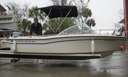 1992 Grady White 190 Tournament -1992 Yamaha 150TXRQ (Brand New Lower Unit Just Installed)-Note: 120 Compression On All Chambers-No Trailer-----This Grady is solid and clean. It has had only 1 owner since purchase and has always been dry stack stored. It