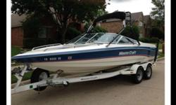 This is a super nice boat. I've had a ton of fun and good times with it, but it's time to move on.It has every upgrade you can get for the year with the 454 Chevrolet Big Block inboard, you'll have 450 horses that'll pull anyone out of the water. It has