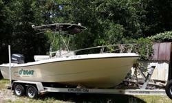 Great offshore fishing boat. Ready to drop in the water and go fishing today. Included:1995 22ft ProSport Center console in great shape for the age. Never left in water for more then a couple of days. 1996 200hp Yamaha Saltwater Series II Oil injected-