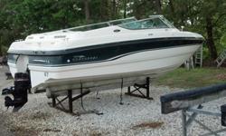 1996 Chaparral 2330SS bowrider, 5.7LX MerCrusier, V-8, 250hp, Apha 1. Lightly used and very well maintained. Always stored high and dry, fresh water wash and engine flush after every use. Annual winterizing, oil changes, outdrive maintenance and waxing .