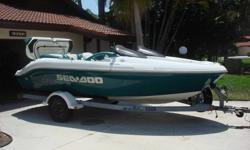 You are looking at a 1997 SeaDoo Challenger 1800. This boat was owned and maintained by a professional watercraft mechanic . The engines have less than 50 hours on them since they were rebuilt. The engines run strong and the boat is excellent in the
