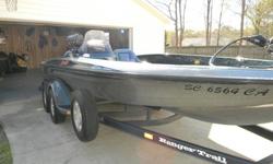 Tandem axle trailer both axles has been recently replaced Brake Actuator Replaced about 2 years ago 24 volt 74 pound 42" Minkota Maxium trolling motor Dual Pro Charger 15 amp Lowrance HDS 5 with Lake insight Lowrance x-15 both on Ram mounts 25 m Yamaha