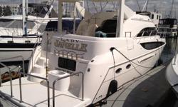 2004 Meridian 408,The main engines are Cummins diesels, Model: 6BTA5.9-M3 / 330HP, 293 hrs, No trailer, Onan 11.5 kw diesel generator, aprx 92 hrs, 4-zone A/C & heating, Shore water connection, Electric power cord, Windlass, Bridge entertainment system