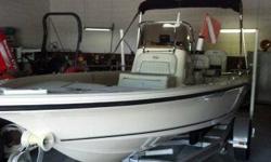 This is a 2007 19 and a half foot center console with a Yamaha 150. I bought this boat over 2 years ago with 23 hours on it and dont think I added more than 50 more hours to it. Its been sitting in a warehouse and needs an owner that is going to