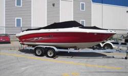 2004 Sea Ray 200 SELECT
Prepare to make waves with this hot 200 Select, featuring color-matched vinyls. Feel the power of all 260 horses when you fire up the 5.0L MPI Alpha I MerCruiser stern drive engine and don't be surprised when heads start to turn.