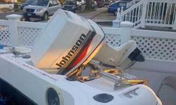 60hp Johnson Outboard Clean Great Runner with powertrim. 1997 model but runs new many new parts You can come check it out and you will grab it give me a text at 347-238-0660 Willing to trade for a four stroke engine 40 to 90 horsepower. I'll add cash if