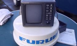 OK I have a Furuno CRT Radar, about 15 years old. I had it on my sailboat. I doubt it has 100 hours of use. Sure came in handy at night and in fog. Boat was sold 4 years ago. Radar removed 7 years ago. Complete with manuals, all units and cables. Should
