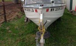 MIRRO CRAFT BOAT FOR SALE.HAS A 40 HORSE JOHNSON AND A 5 HORSE TROLLING ENGINE . WOULD LIKE TO GET $1400 OBOCALL OR TXT (509)939-0607 OR OR EMAILTHANK YOUListing originally posted at http