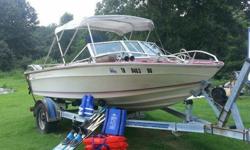 Hey friends.... Need a boat? 1977 Galaxy. 4 cyl. Needs nothing, ready to go.... includes skies and life jackets. $1500.00 firm LOCATED IN Ashland City. 615-FIVE ZERO NINE-5266- ASK FOR DARAN