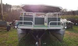 This pontoon boat is a 1993, the motor mercury and is also a 1993. 50 horsepower, asking $1,500 or best offer. THE TRAILER IS NOT SOLD WITH THE BOAT. Its in good condition. Clean titles for boat and motor.
Any questions call or by email