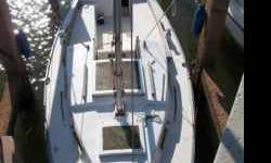 kittiwake 23 kenner modle hull #4 very nice boat some hull dammage from the water in lake hephner droping down so fast and pulling out 2 cleats the boat is sitting on the mud but I am still going to sell when the water comes up I will help you pull the