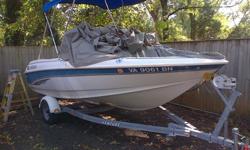 1995 larson boat with volvo penta engine, 2005 mariner trailer, boat in good condition, sell or trade text me 2409881833 or send an email