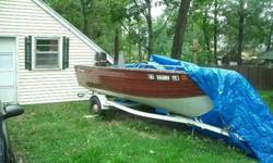 16' aluminum deep-V hull, on trailer, with running 115hp merc outboard. I also have a second 115hp merc outboard with all new parts included with this boat for free!!! Has new carbs, coilpacks, stator, lower unit, etc... But this second free motor has a
