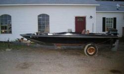 I have a Nice '76 Fiberglass "CHEATER-SX" 17 ft ,Bass Boat, Reg. to 2015 with live wells and Evenrude 40Hp. Motor, Automatic start (No Power Tilt) Trailer with 2in ball coupler. This boat pkg is well worth over $1,800 in the spring but I can't wait! Must