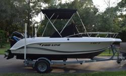 This is a 2000 Proline 192 + 2000 Mercury 125hp and a 2005 Performance trailer. I got rid of my larger boat and this was used as a partial trade. Very clean hull and looks like it was babied! Comes with: Canvas console cover, Garmin GPS with fish finder