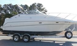 2001 Maxum 2400 SCR, in very good condition, boat is complete turn key, ready to use.Last year the motor wasn't winterized correctly and the block cracked, the motor was replaced this week with a Jasper Marine Long block.Send your phone and I will call