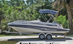Family fun is what this sport boat is all about. Powered by a tried-and-true low hour Mercury jet drive, one turn of the key and you?re up-and-gone with this reliable well designed craft. When not on the lift, this compact 22 footer has been parked nicely
